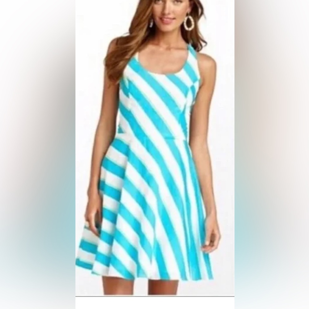 Lilly Pulitzer Elegant Blue and White Dress
